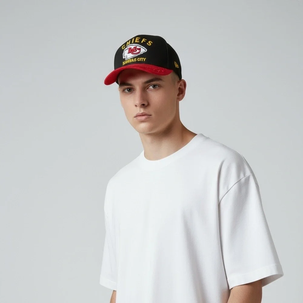 New Era Kansas City Chiefs Cap - Black and Red
